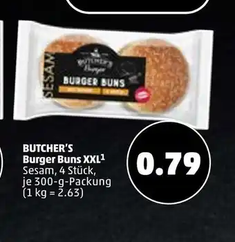 PENNY Butcher's burger buns xxl Angebot