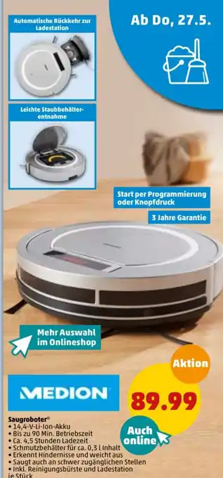 PENNY Medion Saugroboter Angebot