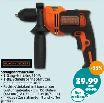 PENNY Black+Decker Schlagbohrmaschine Angebot