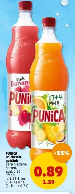 PENNY Punica Fruchtsaftgetränk 1,25L Angebot