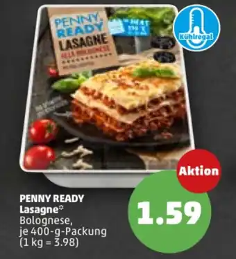 PENNY Penny Ready Lasagne 400g Angebot
