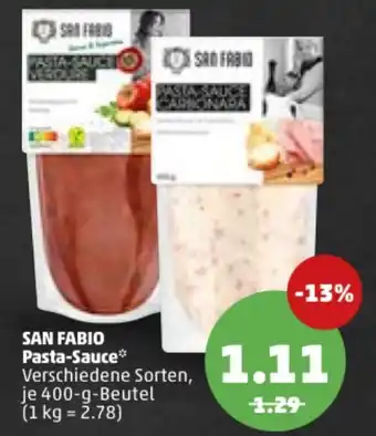 PENNY San Fabio Pasta-Sauce 400g Angebot