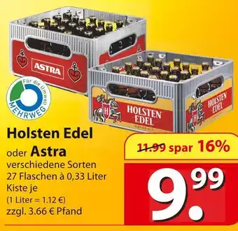 Famila Nord Ost Holsten edel oder astra bier Angebot