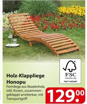 Famila Nord Ost Holz-klappliege honopu Angebot