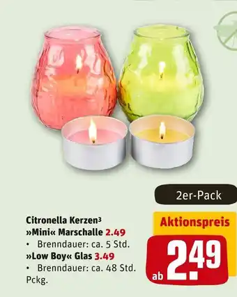 REWE Citronella kerzen Angebot