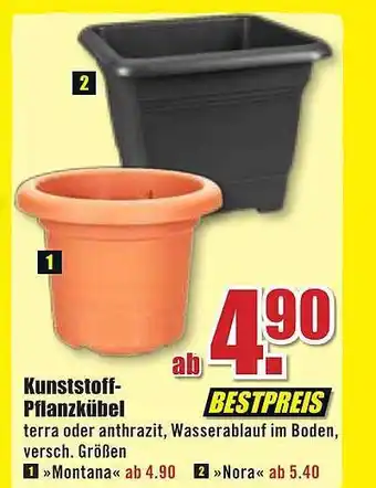 B1 Discount Baumarkt Kunststoff-pflanzkübel Angebot