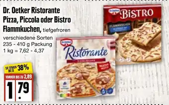 Edeka Frischemarkt Dr. Oetker Ristorante Pizza, Piccola oder Bistro Flammkuchen 235/410 g Angebot