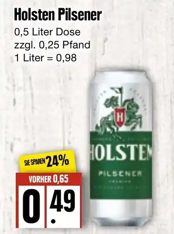 Edeka Frischemarkt Holsten Pilsener 500 ml Angebot