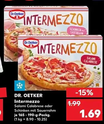 Kaufland Dr. Oetker Intermezzo je 165/190 g Angebot