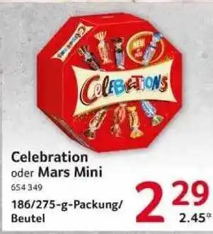 Selgros Celebration Oder Mars Mini Angebot