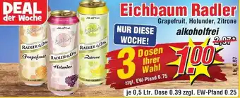 Wiglo Wunderland Eichbaum Radler Grapefruit, Holunder, Zitrone alkoholfrei Angebot