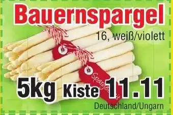 Wiglo Wunderland Bauernspargel 5kg Kiste Angebot