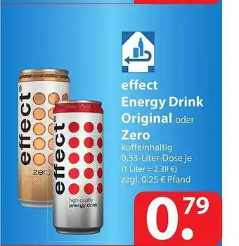 Famila Nord Ost Effect Energy Drink Original Oder Zero Angebot