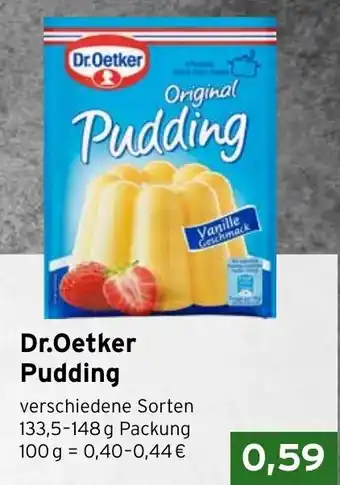 CAP Markt Dr. Oetker Pudding 133,5-148g Packung Angebot