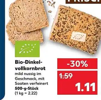 Kaufland Bio-dinkel-vollkornbrot Angebot