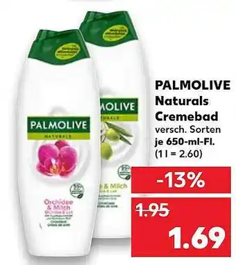 Kaufland Palmolive Naturals Cremebad Angebot