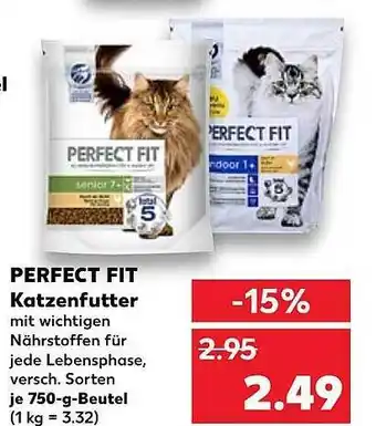 Kaufland Perfect Fit Katzenfutter Angebot