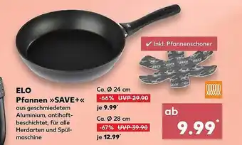 Kaufland Elo Pfannen „save+“ Angebot