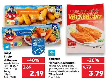 Kaufland Iglo Fischstäbchen, Sprehe Hähnchenschnitzel Angebot