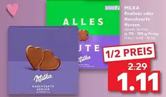 Kaufland Milka Pralinés Oder Hauchzarte Angebot