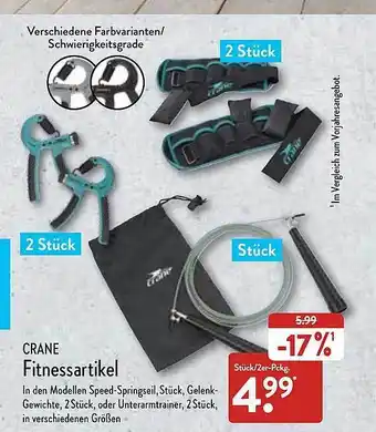 Aldi Nord Crane Fitnessartikel Angebot