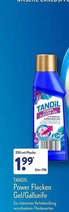 Aldi Nord Tandil Power Flecken Gel-gallseife Angebot