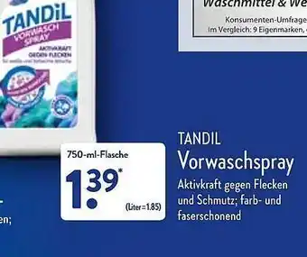 Aldi Nord Tandil Vorwaschspray Angebot