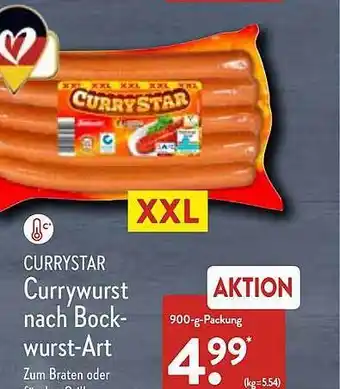 Aldi Nord Currystar Currywurst Nach Bockwurst Art Angebot