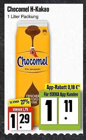 Edeka Chocomel H-kakao Angebot