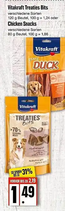 Edeka Vitakraft Treaties Bits Oder Chicken Snacks Angebot