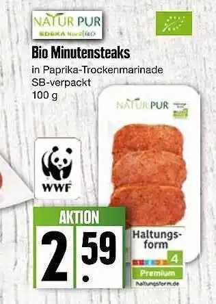 Edeka Bio Minutensteaks Angebot