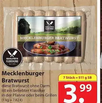 Famila Nord Ost Mecklenburger Bratwurst Angebot