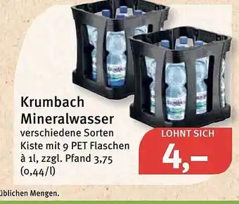 Feneberg Krumbach Mineralwasser Angebot