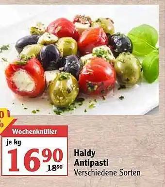 Globus Haldy Antipasti Angebot