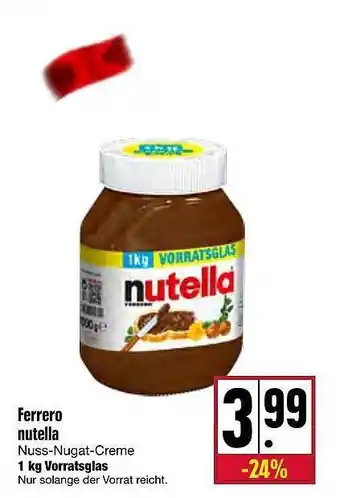 Kupsch Ferrero Nutella Angebot