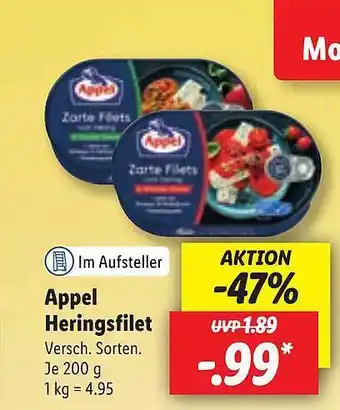 Lidl Appel Heringsfilet Angebot