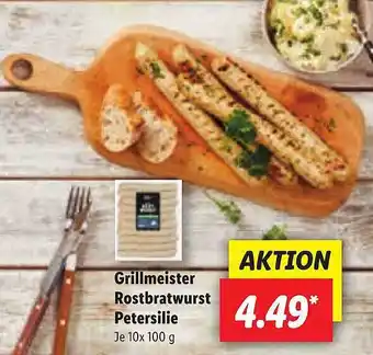 Lidl Grimmeister Rostbratwurst Petersilie Angebot