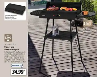 Lidl Silvercrest Stand Und Elektrotischgrill Angebot