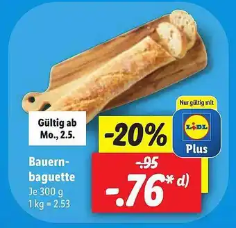 Lidl Bauern-baguette Angebot