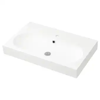 IKEA Bråviken waschbecken/1 weiß 80x48x10 cm Angebot