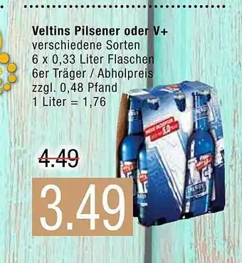 Marktkauf Veltins Pilsener Oder V+ Angebot