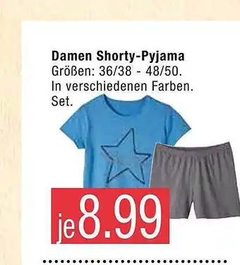 Marktkauf Damen Shorty-pyjama Angebot