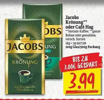 NP Discount Jacobs Krönung Oder Café Hag Angebot