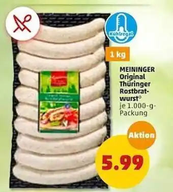 PENNY Meininger Original Thüringer Rostbrat-wurst Angebot