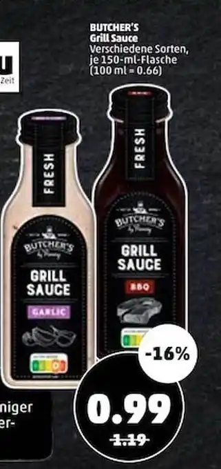 PENNY Butcher's Grill Sauce Angebot