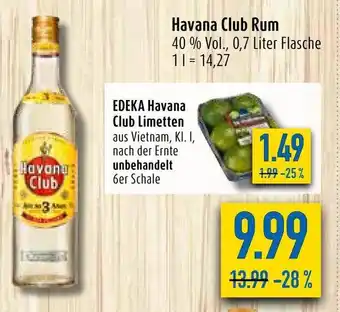 diska Havana Club Rum 0,7L Flasche Angebot