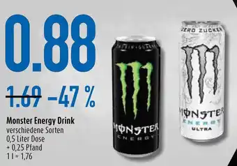 diska Monster Energy Drink 0,5 L Dose Angebot