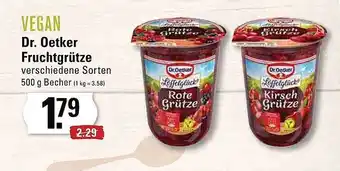 Edeka Vegan Dr. Oetker Fruchtgrütze Angebot