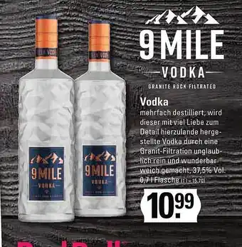 Edeka Vodka 9 Mile Angebot