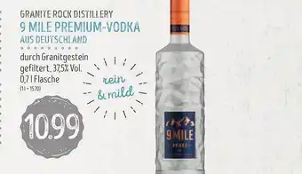 Edeka Struve Granite Rock Distillery 9 Mile Premium-vodka Aus Deutschland Angebot